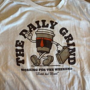 Old Navy White Crew Neck Tee